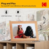 Kodak 10.1 Inc 1280x800 IPS HD Dijital Fotoğraf Çerçevesi, Kumandalı - 6