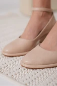 Josephine Kadın Mat Nude Topuklu Ayakkabı thumbnail 4