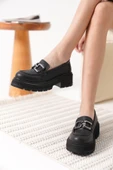 Terry Cilt Siyah Kadın Loafer - 3