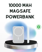 Kablosuz MagSafe Powerbank – iPhone Uyumlu, 10000 mAh, Isı Dağılımlı thumbnail 1