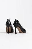Harper Kadın Siyah Kroko Rugan Stiletto - 4