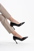 Harper Kadın Siyah Kroko Rugan Stiletto - 5