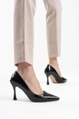 Harper Kadın Siyah Kroko Rugan Stiletto - 6