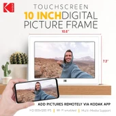 Kodak 10 Inc Dokunmatik Ekranlı Dijital Fotoğraf Çerçevesi 16GB Kumandalı - 2