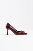 Nora Kadın Bordo Rugan Ayakkabı thumbnail 1