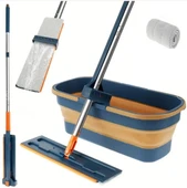 MDB Katlanabilir Temizlik Mopu ve Tekerlekli Kova Seti thumbnail 1