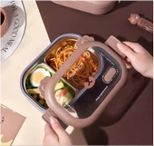 MDB Bölmeli Paslanmaz Çelik Yemek Kutusu thumbnail 5