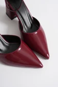 Doren Bordo Rugan Kadın Topuklu Ayakkabı thumbnail 7