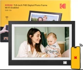 Kodak 11.6 Inc WiFi Dijital Fotoğraf Çerçevesi, 1366x768 HD IPS Dokunmatik Ekran - 1