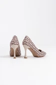 Kelsey Kadın Bej Desenli Stiletto - 6