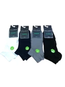 6 Lı Royam Bolero Bambu Erkek Dikişsiz Patik Çorap 41-45 No - 7