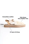 Rosa Kadın Bej Espadril Ayakkabı - 7