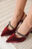 Drey Kırmızı Kadın Topuklu Ayakkabı thumbnail 3