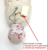 MDB Halloween Sensörlü Işıklı Hareketli Mumya thumbnail 4