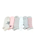 6 Çift Royam Axa Kadın Desenli Renkli Yumuşak Patik Çorap 36 - 40 No thumbnail 1