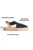 Rosa Kadın Siyah Espadril Ayakkabı - 6