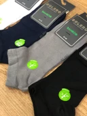 6 Lı Royam Bolero Bambu Erkek Dikişsiz Patik Çorap 41-45 No - 5