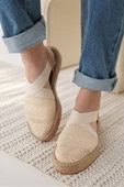 Rosa Kadın Bej Espadril Ayakkabı - 2