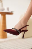 Drey Kırmızı Kadın Topuklu Ayakkabı thumbnail 4