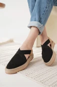 Rosa Kadın Siyah Espadril Ayakkabı - 1