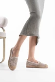 Dune Kadın Bej Espadril Ayakkabı - 5