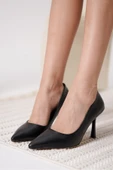 Zelena Kadın Mat Siyah Stiletto - 1