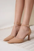 Darla Taşlı Kadın Nude Topuklu Ayakkabı thumbnail 15