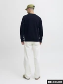 Jack Jones Makota Bisiklet Yala Regular Fit Erkek Sweat 12278601 - 4