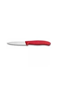 Victorinox 8 CM Kırmızı Düz Soyma Bıçağı - 1