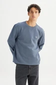 Lee Bisiklet Yaka Erkek Sweatshirt L81IRY315 - 3
