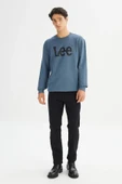 Lee Bisiklet Yaka Erkek Sweatshirt L80XTJTG - 2