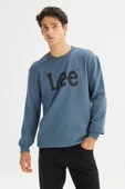 Lee Bisiklet Yaka Erkek Sweatshirt L80XTJTG - 3