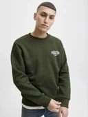 Jack Jones Makota Bisiklet Yala Regular Fit Erkek Sweat 12278601 - 3