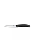 Victorinox 10 CM Siyah Düz Soyma Bıçağı - 1