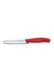 Victorinox 11 CM Kırmızı Tırtıklı Domates Sebze Bıçağı - 1
