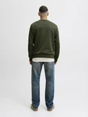 Jack Jones Makota Bisiklet Yala Regular Fit Erkek Sweat 12278601 - 4