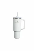 Stanley The Quencher H2.O FlowState™ Tumbler Pipetli Termos | 1.18L / 40oz Beyaz 10-10824-803 - 1