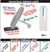 KÜÇÜK FLASH CEP KAŞE GRİ - 1