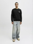 Jack Jones Makota Bisiklet Yala Regular Fit Erkek Sweat 12278601 thumbnail 2