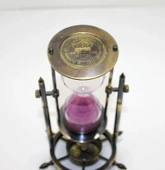 MDB Pirinç Pusulalı Kum Saati Model 3 thumbnail 2