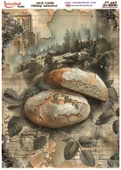 Pirinç Dekopaj Kağıdı 30x42cm PT-496 Ekmek - 1
