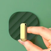 2li Yapışkanlı Retro Askılık Dolap Kapak Kulpu Yeşil (5250) - 3