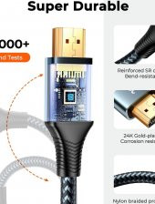 Joyroom SY-20H1 4K 60Hz HDMI to HDMI Görüntü Kablosu 2m - 2