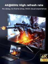 Joyroom SY-20H1 4K 60Hz HDMI to HDMI Görüntü Kablosu 2m - 7