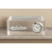 MDB İstanbul Tasarımlı Kristal Saatli Biblo thumbnail 1