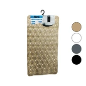 DİKDÖRTGEN - PLASTİK KABARTMA ÇİÇEK DESEN- RENKLİ 92PCS VANTUZ KAYDIRMAZ BANYO- KÜVET PASPAS 36X67CM (5250) - 1