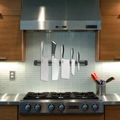 Mıknatıslı Paslanmaz Duvar Bıçak Askısı Standı 33 Cm Aparat (5250) - 2