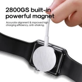Joyroom S-IW003S İphone Watch 2.5W Qi Kablosuz Şarj Cihazı 30 Cm - 6