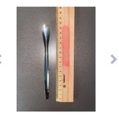 22 cm Tek Uçlu Paslanmaz Çelik Laboratuvar Kaşığı - 1