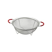 22CM TEL SEPET METAL SÜZGEÇ SİLİKON KILIFLI KULP METAL ÇERÇEVE - AYAK (5250) - 1